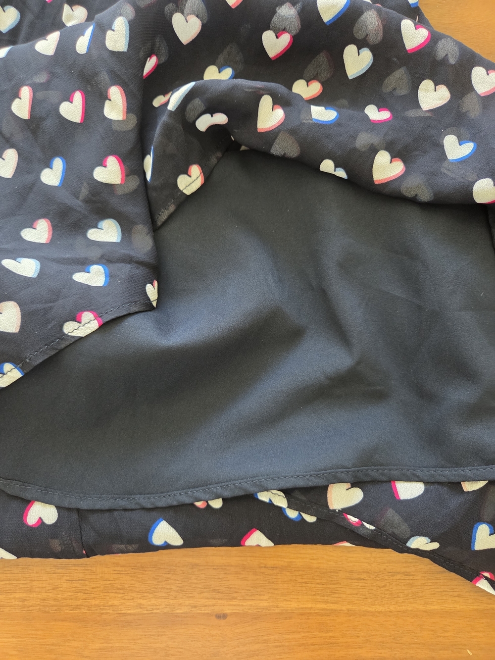 Claudie Perlot $265 Rififi Black Mini Dress Heart Print Back Bow Size 38 - US 8 - Picture 11 of 15